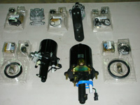 Air brake master - Air master, brake valve, relay valve